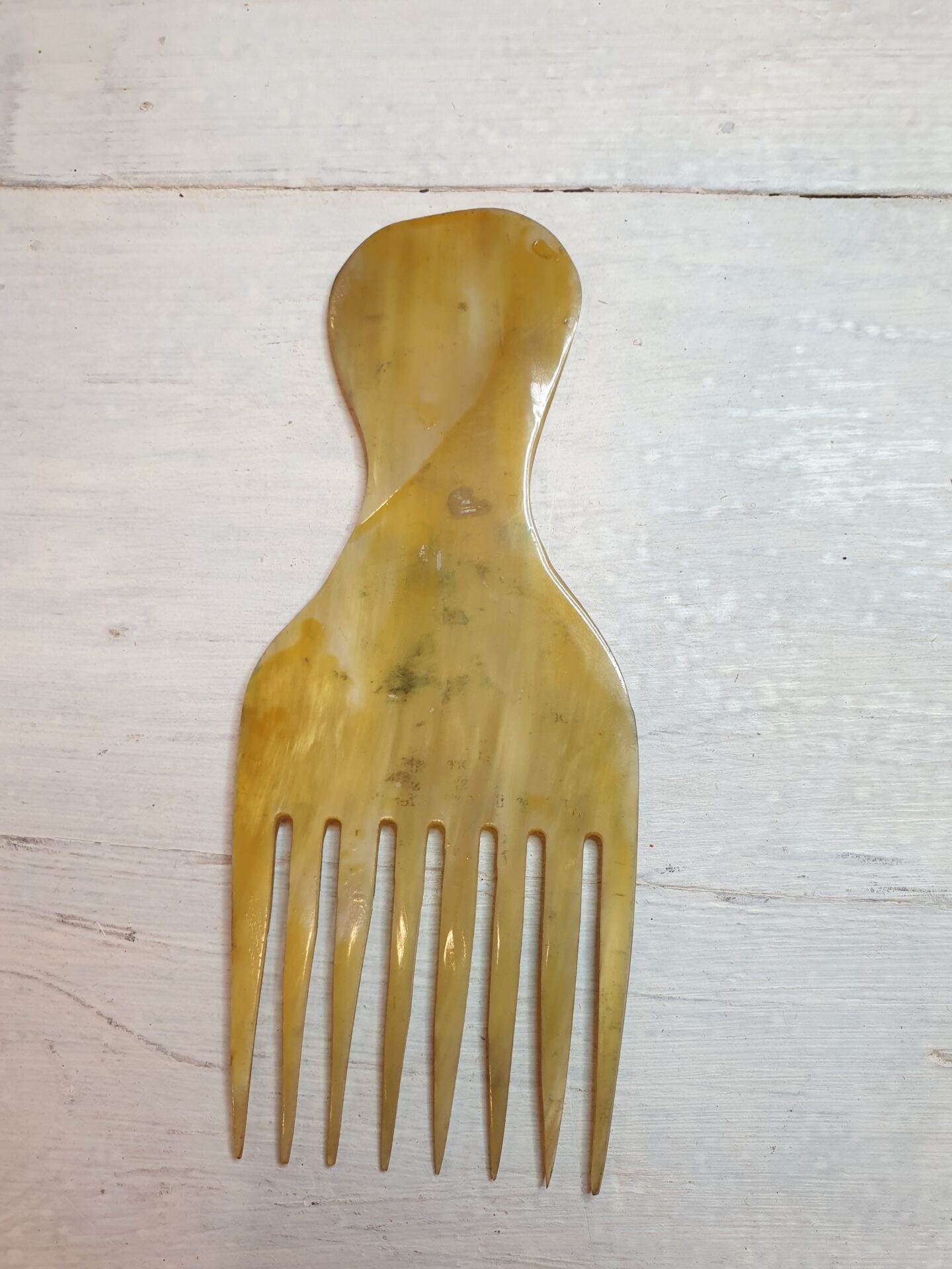 20210524_135044 Afro Pick Cow Horn Comb
