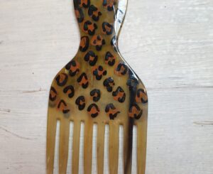 Afro Pick Cow Horn Comb