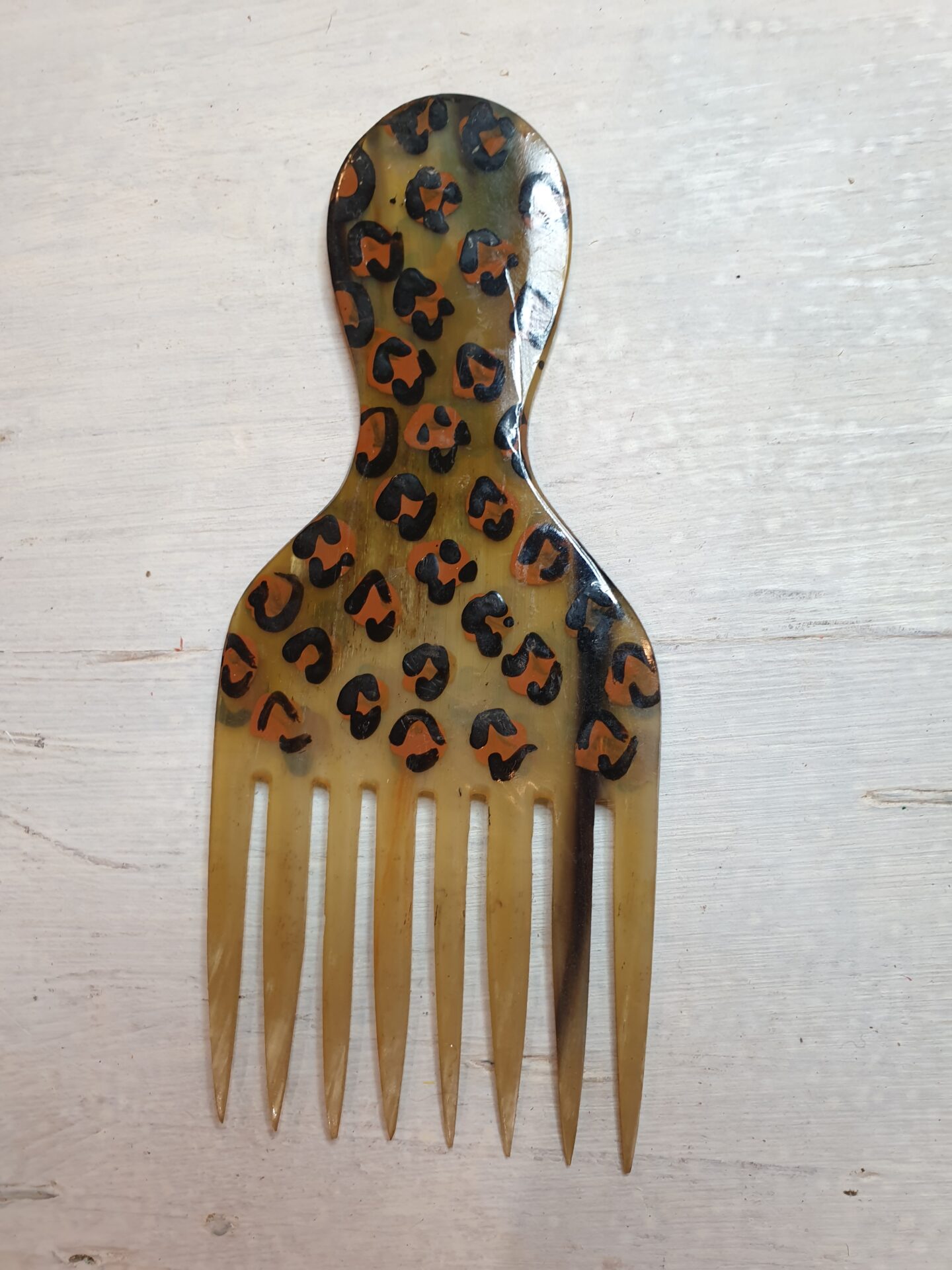 Afro Pick Cow Horn Comb Afro Pick Cow Horn Comb