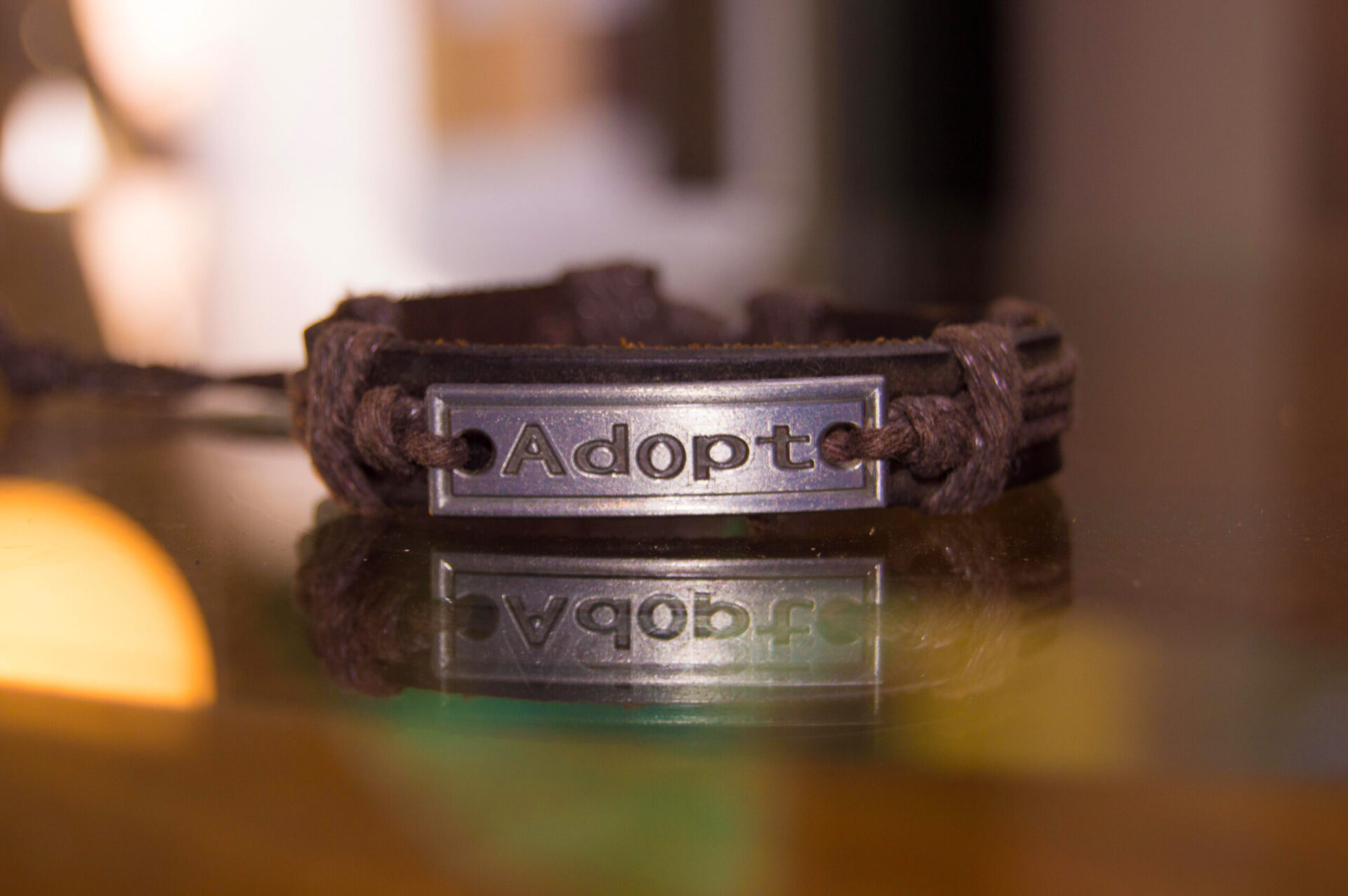 Adopt Leather strap bracelet Leather strap bracelet