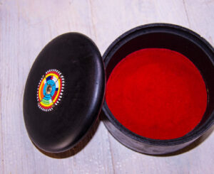 African Beaded Jewelry Box