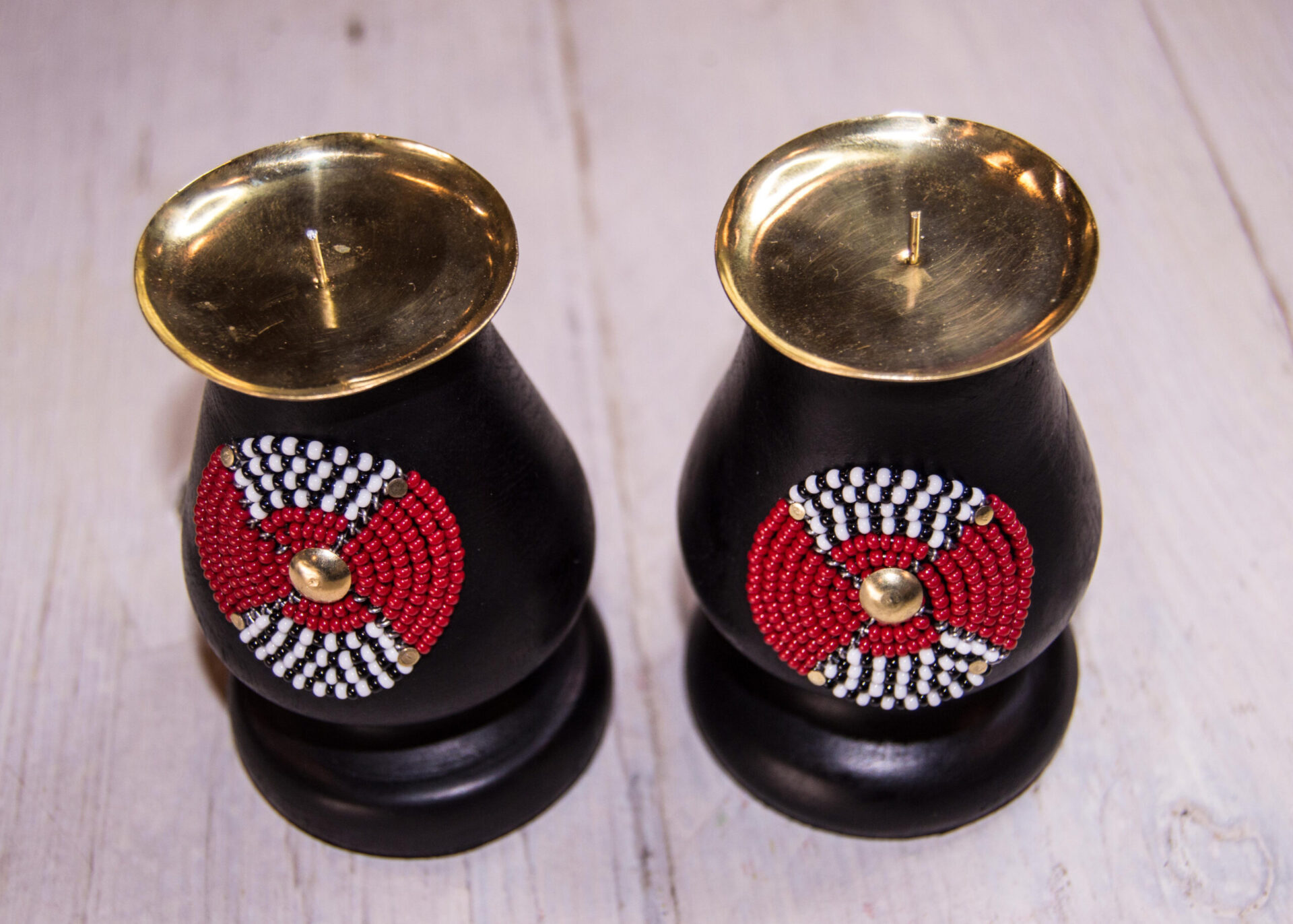 Beaded Candle Holder