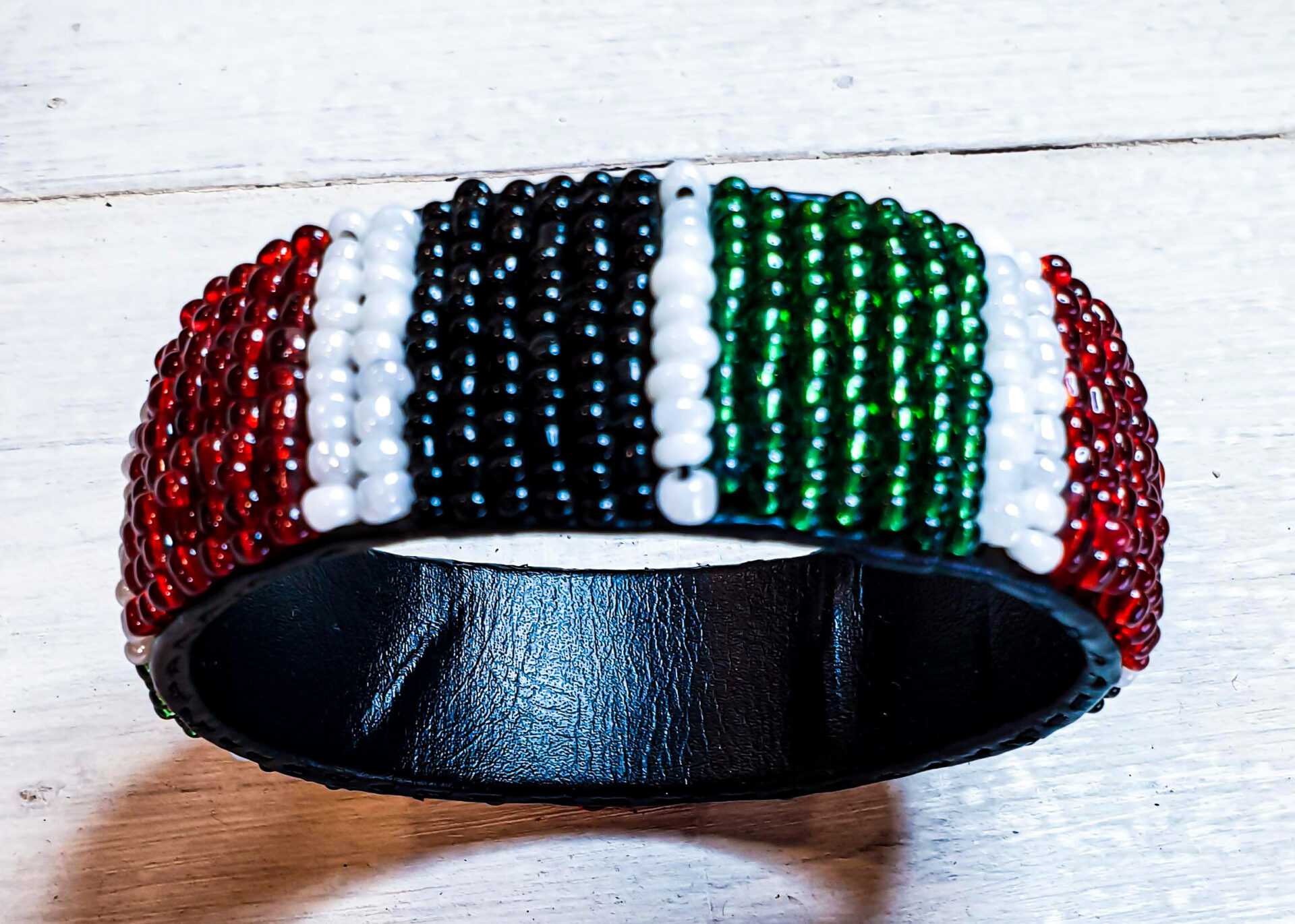 Multi-colored Bangle African Beaded Bangle
